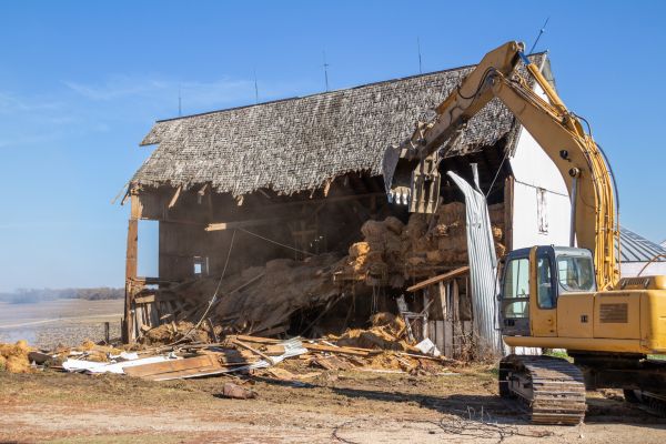 Barn Demolition in Duluth