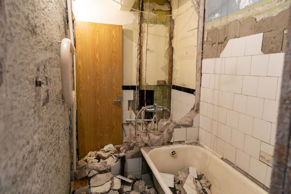 Shower Tile Demolition in Duluth