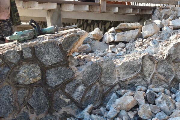 Retaining Wall Demolition in Duluth